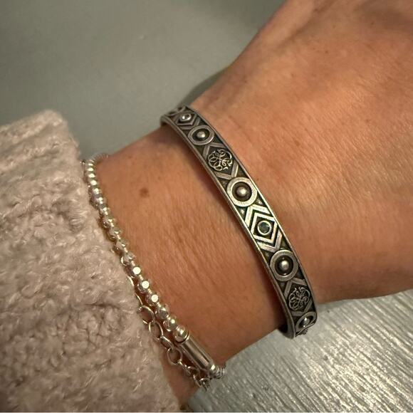 Alex & Ani Strength Motivation Knowledge Cuff Bracelet - Picture 3 of 10